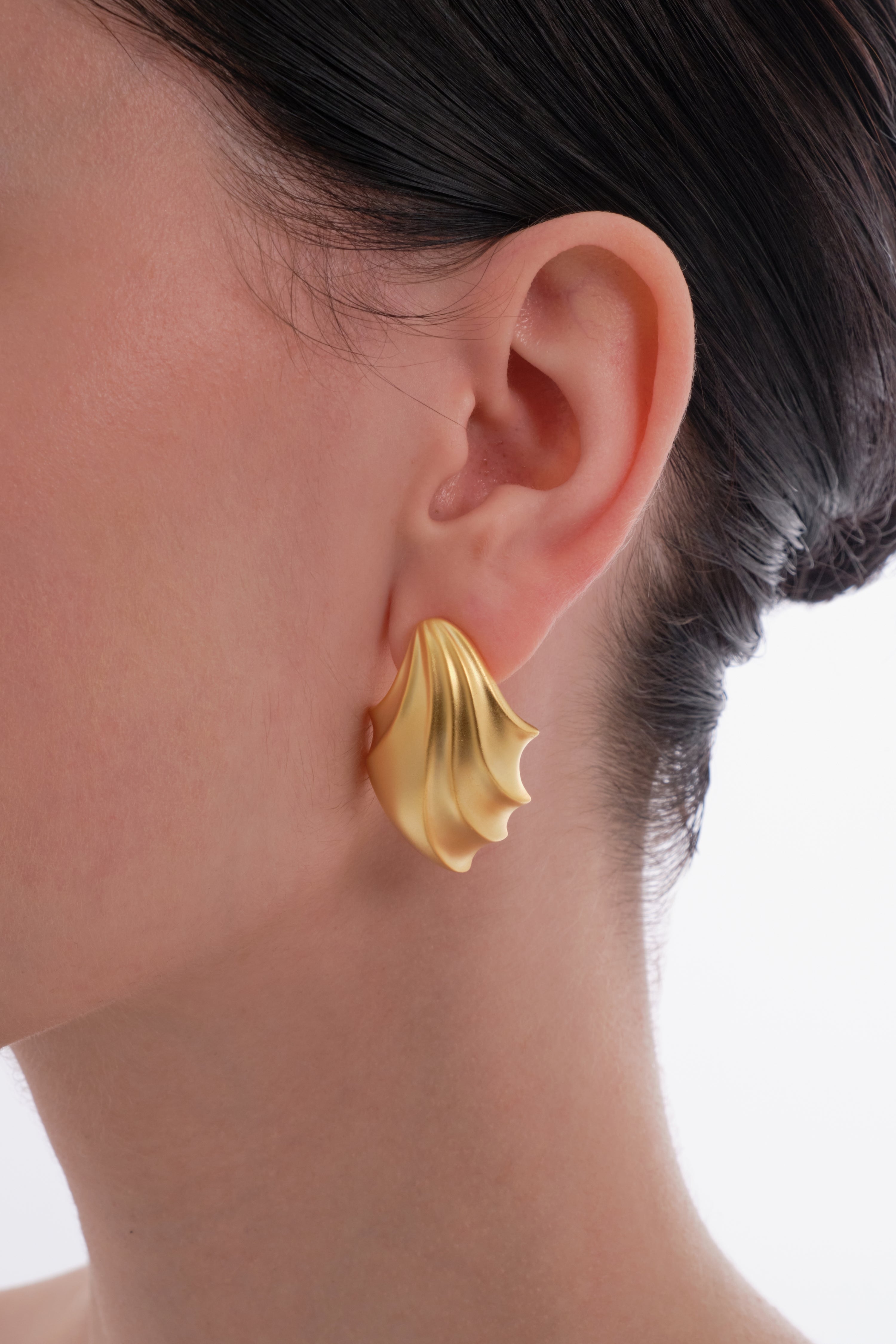 Gold Crystal Earrings | Modern Design | Glamorous Gift | Crystal Detailing  | Huggie Hoops | Elegant Style – Mighty Dainty